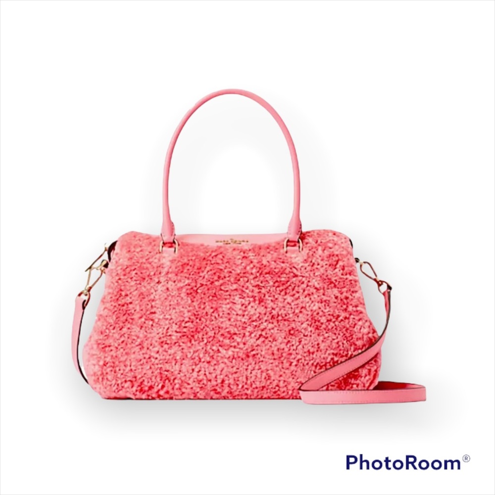 Kate Spade faux fur satchel - Picture 3 of 9